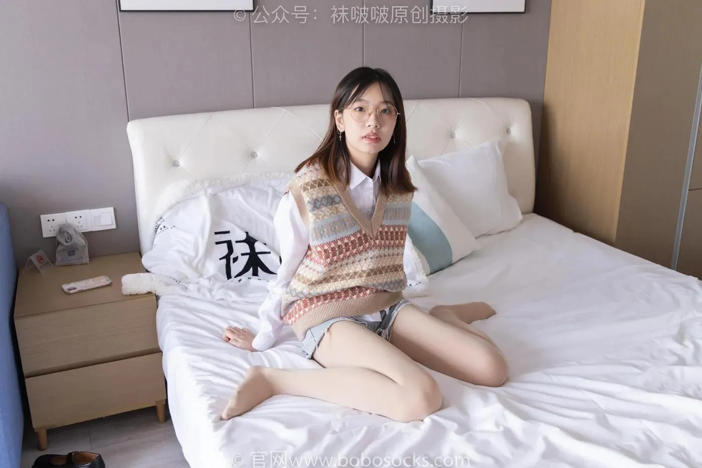 [BoBoSocks袜啵啵]NO.169 小甜豆-黑皮鞋、厚黑丝、厚肉丝 [145P]插图4